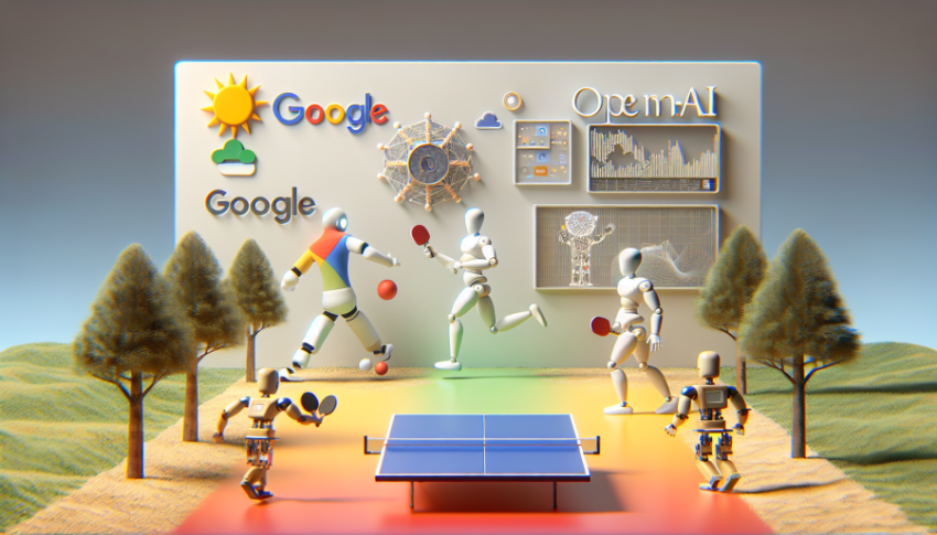 谷歌机器人乒乓球项目：初学者胜率 100%，中级玩家胜率 55%