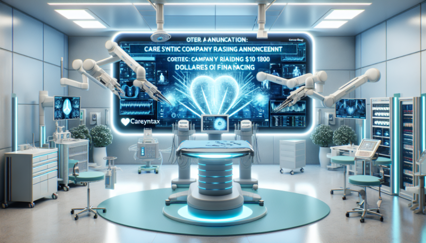 Caresyntax 获 1.8 亿美元融资，AI 手术平台将迎来新突破